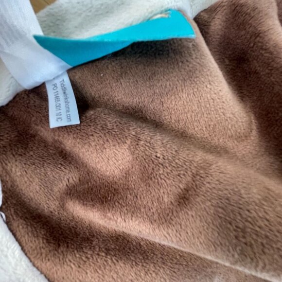 Tiddliwinks Monkey Security Blanket Lovey Lovie Plush Brown Cream - Picture 6 of 6